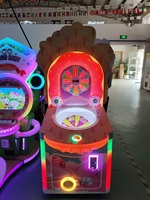 Hotselling sikke işletilen Mini popüler şeker otomat vinç lolipop oyunu çocuklar atari makinesi mutlu pençe makinesi
