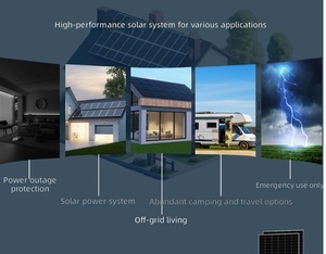 Système hybride solaire et éolien photovoltaïque, générateur d'énergie éolienne à axe vertical de type H, éclairage public gratuit - Product Image 2