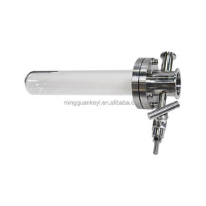 संपीड़न फ्लैंज के साथ वन-एंड ओपन क्वार्ट्ज ट्यूब 50 ओडेक्स263 l मिमी उच्च वैक्यूम लैब सुखाने Equipment-EQ-CFF-50 - Product Image 1