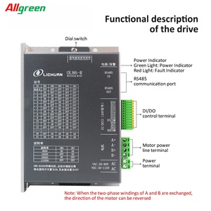 Allgreen DC30V~110V/AC20V~80V 3A 2Phase Nema24 Stepper <b>Motor</b> <b>Controller</b> Kit 1.6/2.1/2.5/3.1/3.5/3.8N.m OpenLoop Stepper <b>Motor</b> Dr - Product Image 3
