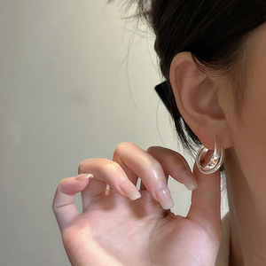 แฟชั่นเครื่องประดับเงินสเตอร์ลิงเครื่องประดับ925ต่างหูจีน - Product Image 6