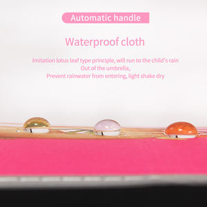 <span class=keywords><strong>Parapluie</strong></span> automatique à trois plis en caoutchouc, thème dessin animé, pour enfants, protection du soleil, noir, 1 pièce - Product Image 5