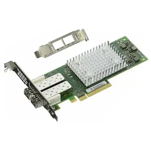 大型库存 P9D94A 新款 HPE StoreFabric SN1100Q 16Gbps 双端口薄型 PCI Express 3.0 光纤通道主机总线适配器