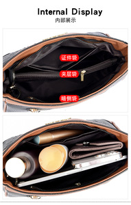 Bolsos de Hombro de Lujo para Mujer, Bolso Bandolera de Piel Sintética con Asa Superior, Bolso de Mano, Bolsos de Diseñador - Product Image 5