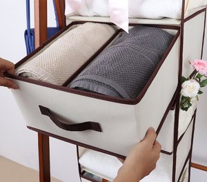 Đồ Gia Dụng Đơn Giản 6 Kệ Lưới Treo Tủ Quần Áo Sắp Xếp Nội Thất Phòng Ngủ Tủ Quần Áo Nội Thất Gia Đình Bằng Nhựa Hiện Đại - Product Image 3