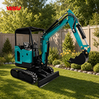 Livraison Gratuite Mini-Excavatrice Diesel 2,5 Tonnes 3 Tonnes 3,5 Tonnes, Rotation à 360 Degrés, Moteur Japonais, Excavatrice 12 Tonnes pour l'Exploitation Minière
