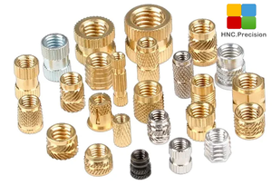 Nhà máy trực tiếp tùy chỉnh Knurled chèn hạt M1 M1.2 M1.4 <span class=keywords><strong>M1.6</strong></span> M2 M2.5 M3 M4 M5 M6 M8 M10 M12 1/4-20 đồng thau chèn hạt cho nhựa - Product Image 3