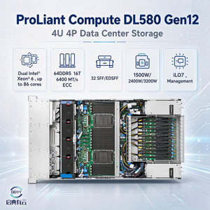 Servidor en Rack Intel Xeon 6 4U ProLiant DL580 Gen12, 86 Núcleos, Memoria DDR5 de 6400MT/s, Almacenamiento de 32 EDSFF, Servidor de Red Empresarial - Product Image 6