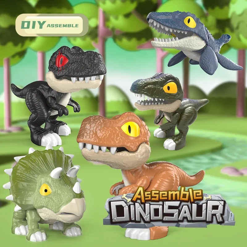 Brinquedo infantil de dinossauro 3d diy, brinquedo de dinossauro da ciência popular, educação precoce, notícias, 2022