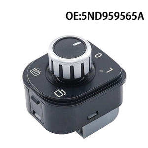 Interruptor de Ajuste de Espejo Retrovisor para Volkswagen Tiguan y Touareg 2010-2016, Modelo 5ND959565A, Tipo de Espejo Lateral - Product Image 2