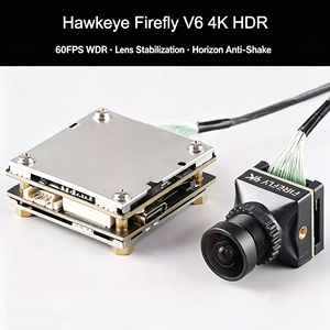 Caméra Hawkeye Firefly V6 HDR 4K 60FPS à double objectif, horizontal, avec EIS anti-tremblement et large plage dynamique, pour drones de course FPV RC - Product Image 1