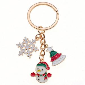 Porte-clés personnalisé de Noël, nouveau, mignon, cadeau Père Noël, accessoire pendentif - Product Image 5