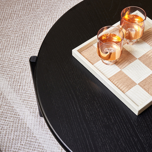 <span class=keywords><strong>Table</strong></span> basse <span class=keywords><strong>adaptable</strong></span> de style nordique pour meubles de maison à support stable de salon avec design traditionnel en bois et en métal - Product Image 3