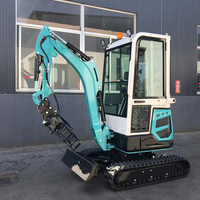Free Shipping EPA/EURO 5 China Mini Bagger Machine 1.8 t Mini Digger Prices Minibagger Mini Excavator