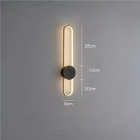 ENSEMBLE Applique Moderne LED Salon Chambre Lecture Applique Murale Longue Bande Applique Murale