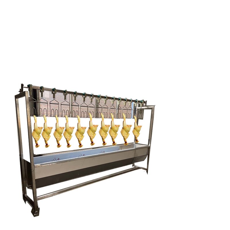 Complete Chicken Slaughtering Line Bleeding Plucking