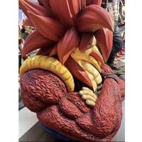 Buste en Résine Grandeur Nature de Vegeta & Gogeta, Sculpture en Fibre de Verre, Statue de Personnage d'Anime, Artisanat en Résine Fait Main, Animation