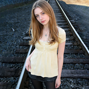 เสื้อยืดแขนสั้นคอวีแต่งลูกไม้ติดกระดุมด้านหน้าทรงเอไลน์ ผ้าถัก สไตล์ลำลอง แฟชั่นฤดูร้อนสำหรับผู้หญิง - Product Image 2