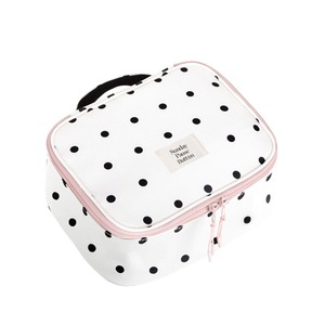 Sac de maquillage imprimé léopard OEM ODM, vente en gros, logo brodé personnalisé, organiseur de cosmétiques de voyage, sac de rangement portable, fournisseur - Product Image 3