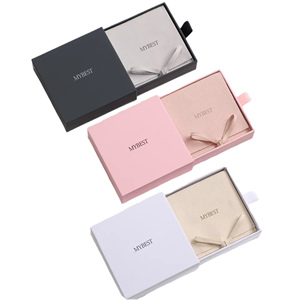 Luxury Paper <b>Box</b> with Custom logo Printing for Jewelry Pouch Storage Drawer <b>Box</b> with Puller - Product Image 4