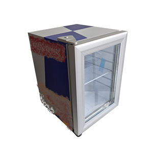 Réfrigérateur à bière commercial Oumeite SC21 21L, petit refroidisseur, vitrine de boissons, mini-réfrigérateur avec marbre et éclairage LED - Product Image 3