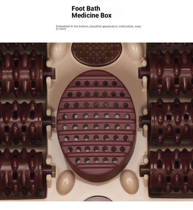 Masajeador Eléctrico de Pies Shiatsu Infrarrojo con Vibración y Masaje de Temperatura Constante para el Cuidado de la Piel de los Pies, Baño Spa para Pies, 4 kg - Product Image 3