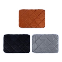 Coussin chauffant pour animaux de compagnie pour l'hiver - Tapis thermique auto-chauffant avec housse en polaire, couverture antidérapante lavable pour chiens et chats