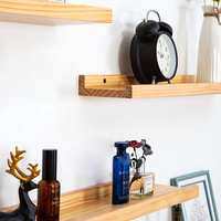 Nouvelle étagère murale flottante à double niveau pour la maison, boîte de rangement décorative, étagère pour la salle de bain ou la cuisine