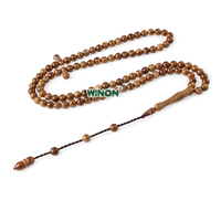 Winon Kuka Tasbih 5mm 99 Perles, Chapelet Islamique Misbaha Tesbih, Unisexe, Cadeau d'Anniversaire Musulman