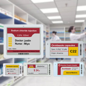 Etiqueta de Prescripción Inteligente Reutilizable de Bajo Consumo con Tinta Electrónica, Ecológica y que Reduce el Desperdicio de Papel, Etiqueta para Farmacias y Hospitales con Actualización Inalámbrica - Product Image 1