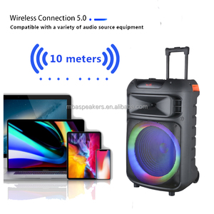 Nhà Sản Xuất Của 12-Inch RGB Ánh Sáng Loa Karaoke Với Có Dây Mic & Xe Đẩy Phụ Kiện Wifi & AUX Thông Tin Liên Lạc-Bán Buôn Có Sẵn - Product Image 6