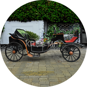 Wholesale Luxury Four-Wheel Royal Electric Carriage Elegant Sightseeing Royal Horse Carriage-<b>Special</b> <b>Transportation</b> - Product Image 2