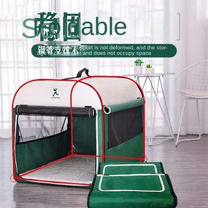 Grand chenil pour chien d'intérieur et d'extérieur quatre saisons, chaud en hiver, écologique, <span class=keywords><strong>cage</strong></span> pour animaux de compagnie avec sacs à dos à fermeture éclair, motif solide, capacité de 15 kg - Product Image 2