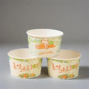 ชามสลัดแบบกำหนดเองได้ พร้อมฝาพลาสติก ขนาด 32 ออนซ์ ผลิตจากกระดาษเคลือบ PE ย่อยสลายได้ เป็นมิตรกับสิ่งแวดล้อม - Product Image 1