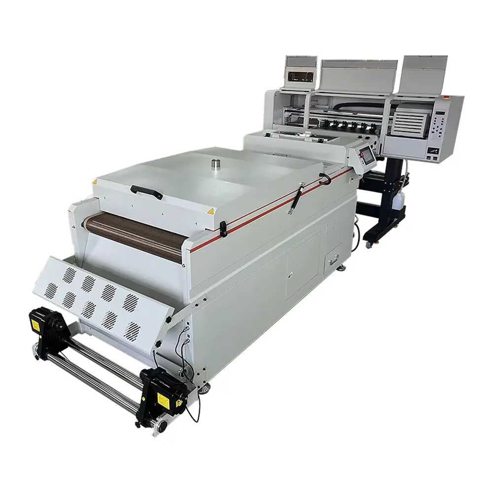 Beliebter neuer DTF-Drucker Druckmaschine dtf-folie rolle zu rolle a1 60 cm dtf-folie digitaler drucker weiß CMYK farbe