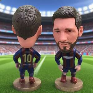 Vente en gros 2025 de figurines de football en résine personnalisées, <span class=keywords><strong>Messi</strong></span>, Ronaldo, Beckham, figurines de football pour tableau de bord, figurines de football pour voiture - Product Image 6