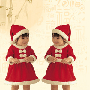 Conjunto de Disfraces Navideños para Niños y Niñas, Disfraz de Papá Noel para Actuaciones de Disfraces - Product Image 3