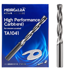 Foret en carbure haute performance TA1041 8xD non revêtu pour machines-outils - Product Image 2