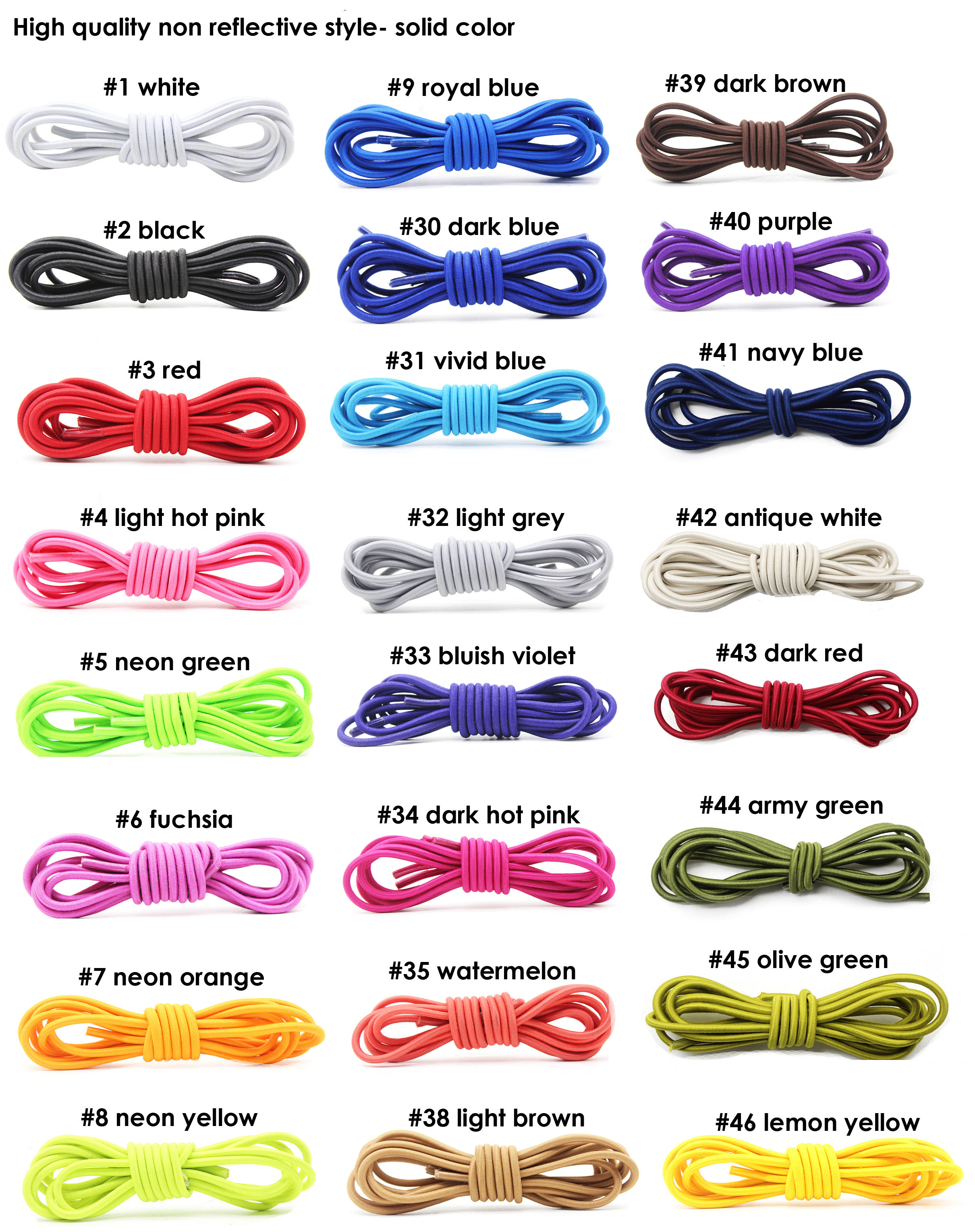 No reflexivo-color sólido