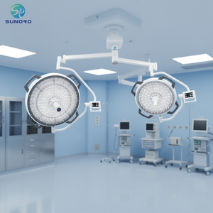 Lampe d'examen <span class=keywords><strong>LED</strong></span> de plafond pour clinique SR900+800D, prix d'usine, instrument vétérinaire, lampes de chirurgie médicale - Product Image 6