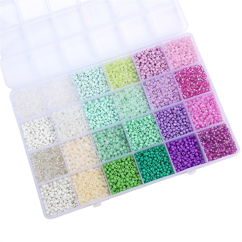 Blanco verde morado hechizo - 3mm 15g por rejilla 12000 cajas