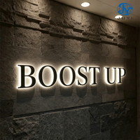Letrero LED Personalizado, Letrero Comercial de Metal Iluminado, Logotipo con Letras de Canal, Letreros Comerciales 3D LED para Exteriores