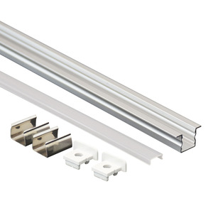 <span class=keywords><strong>Profil</strong></span>é en aluminium encastré 1010A pour étagères d'affichage à LED et lumière de décoration de garde-robe - Product Image 3