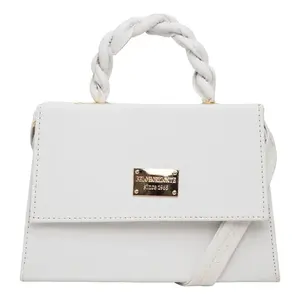 Bolso de Mensajero para Mujer Lena White Mariconera de Fana Fashions, con Asa Superior, Cierre Magnético, Estilo Clásico, para Uso Diario - Product Image 1
