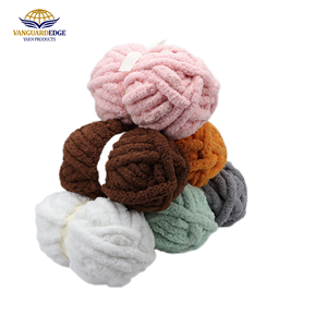 Fil à tricoter et à crocheter Jumbo Chunky 165g, fil à crocheter ombré, coton biologique, chenille, fil à tricoter à la main - Product Image 5