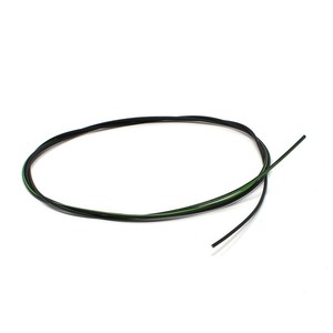สายเคเบิลแกนเดี่ยว 0.35 มม., 105C, สีดำ-เขียว, ความยาว 1000 มม. - Product Image 1