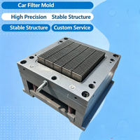 Molde de Inyección de Acero Duradero para Filtros Automotrices OEM ODM, Molde para Producción en Masa de Elementos Filtrantes de Plástico