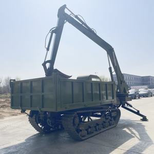 Caminhão Basculante Multifuncional com Escavadeira de Esteira Montada à Venda - Product Image 3