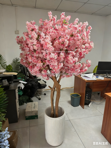 Albero di Ciliegio Artificiale Realistico in Plastica Durevole di Alta Qualità Personalizzato, Alto 2m, Rosa <span class=keywords><strong>Sakura</strong></span> per Feste ed Eventi del Ringraziamento - Product Image 2