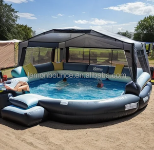 Bar gonflable commercial sur mesure en PVC avec piscine gonflable et château gonflable pour le divertissement et la <span class=keywords><strong>location</strong></span> commerciale - Product Image 2